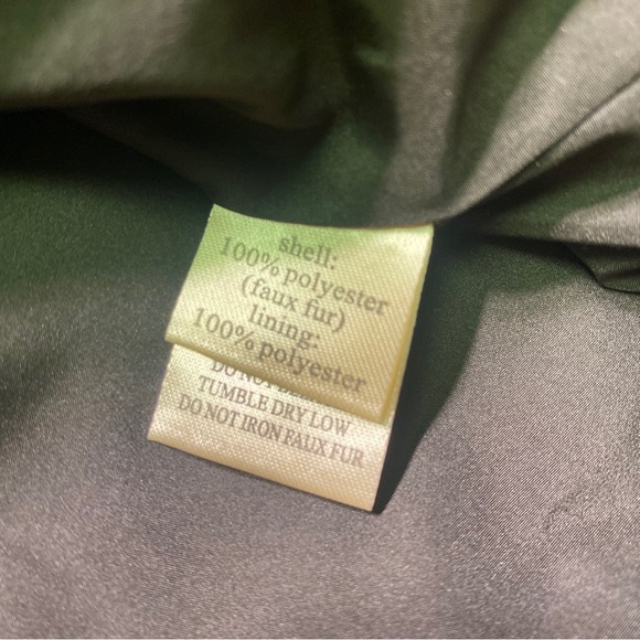 Anthropologie Dylan Los Angeles Faux Fur Vest Leopard Print Small Gray Mob Wife - Picture 7 of 10